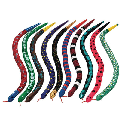 S&S Worldwide Flexible Wooden Snake Craft Kit (Pack of 12)