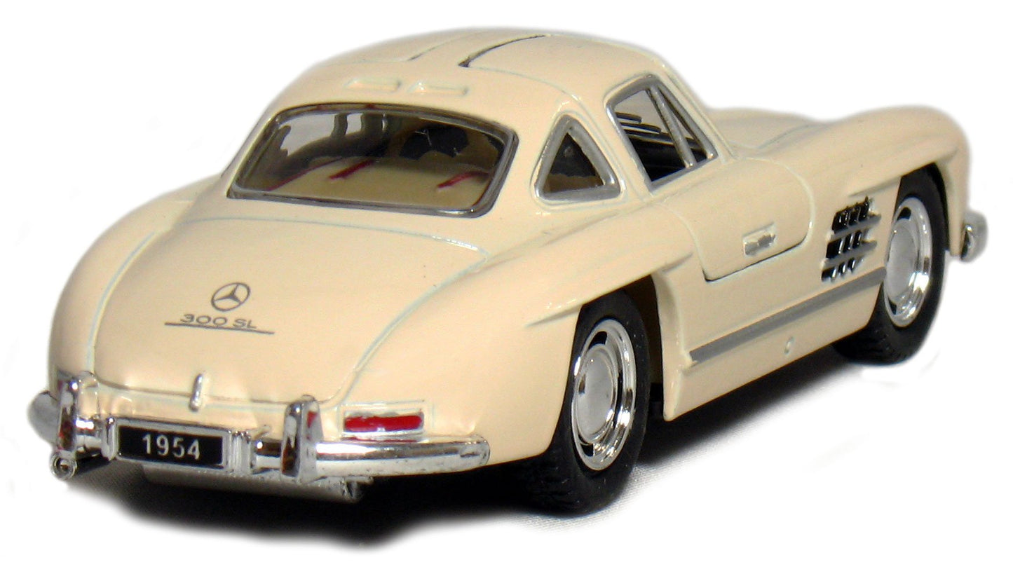 KiNSMART - 1954 Mercedes-Benz 300 SL Coupe Beige 5" 1:36 Scale Die Cast Metal Model Classic Super Car Toy