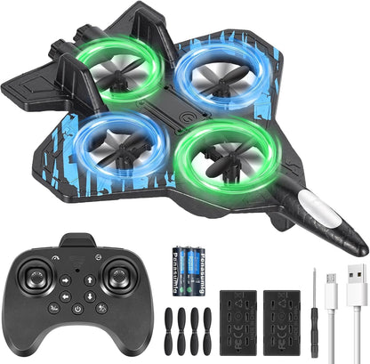 Foam RC Fighter Airplane Toy 360 Flip Easy-to-Fly for Kids Adults Beginners
