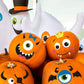 DIYASY Foam Pumpkin Decorations Craft Kit,32 Pcs Halloween DIY Pumpkin Face Stickers for Kids Halloween Party Decoration 2 Pack