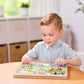 Melissa & Doug Old MacDonald's Farm Song Puzzle - 8-Piece Wooden Peg Puzzle with Light-Activated Sounds, Music Learning Toy for Toddlers and