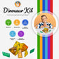 Tytan Tiles Dinosaurs 60-Piece Magnetic Tiles Building Set, Dino Safari Land Kids’ STEM Toy, Creative Play, Shape & Pattern Recognition, Fine Motor