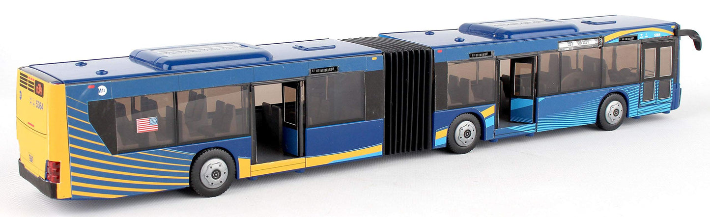 MTA Model Bus New York City Articulated Bus New Paint Scheme 1:43 Scale Daron