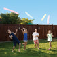 20 Rocket Balloons with Pump,(Colors May Vary),Various Packaging.
