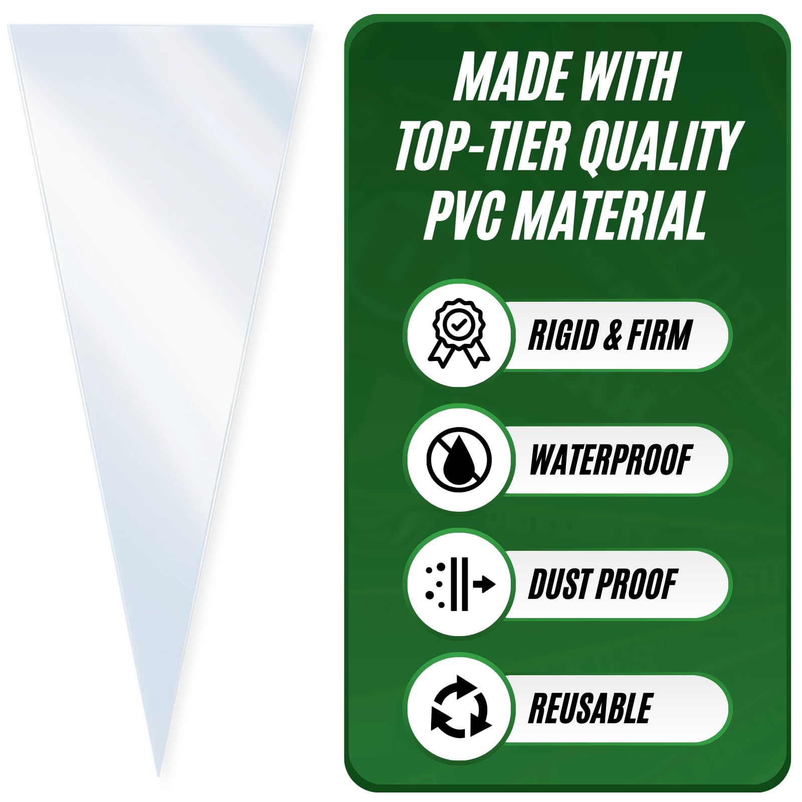 Plastic Pennant Toploader Wall Display - Pennant Holder Flag Case Display with Rigid Frame for Sports Banners and Collector Flags Horizontal Mount