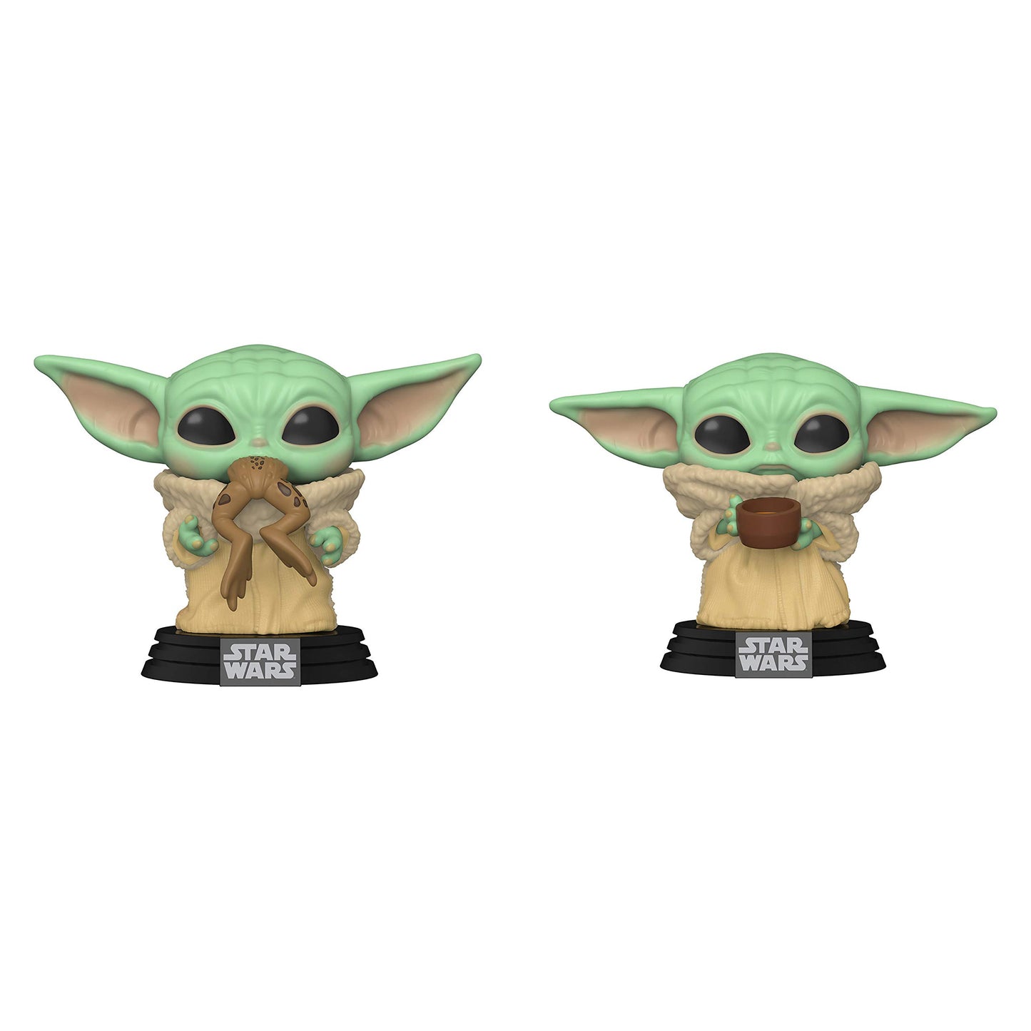 Funko Star Wars: POP! Star Wars Mandalorian Collectors Set - The Child w/Frog, The Child w/Cup