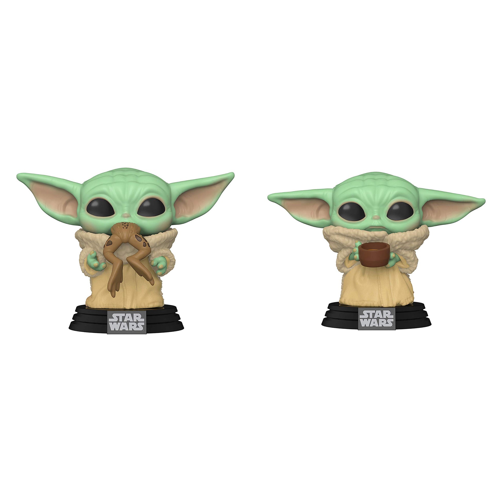 Funko Star Wars: POP! Star Wars Mandalorian Collectors Set - The Child w/Frog, The Child w/Cup