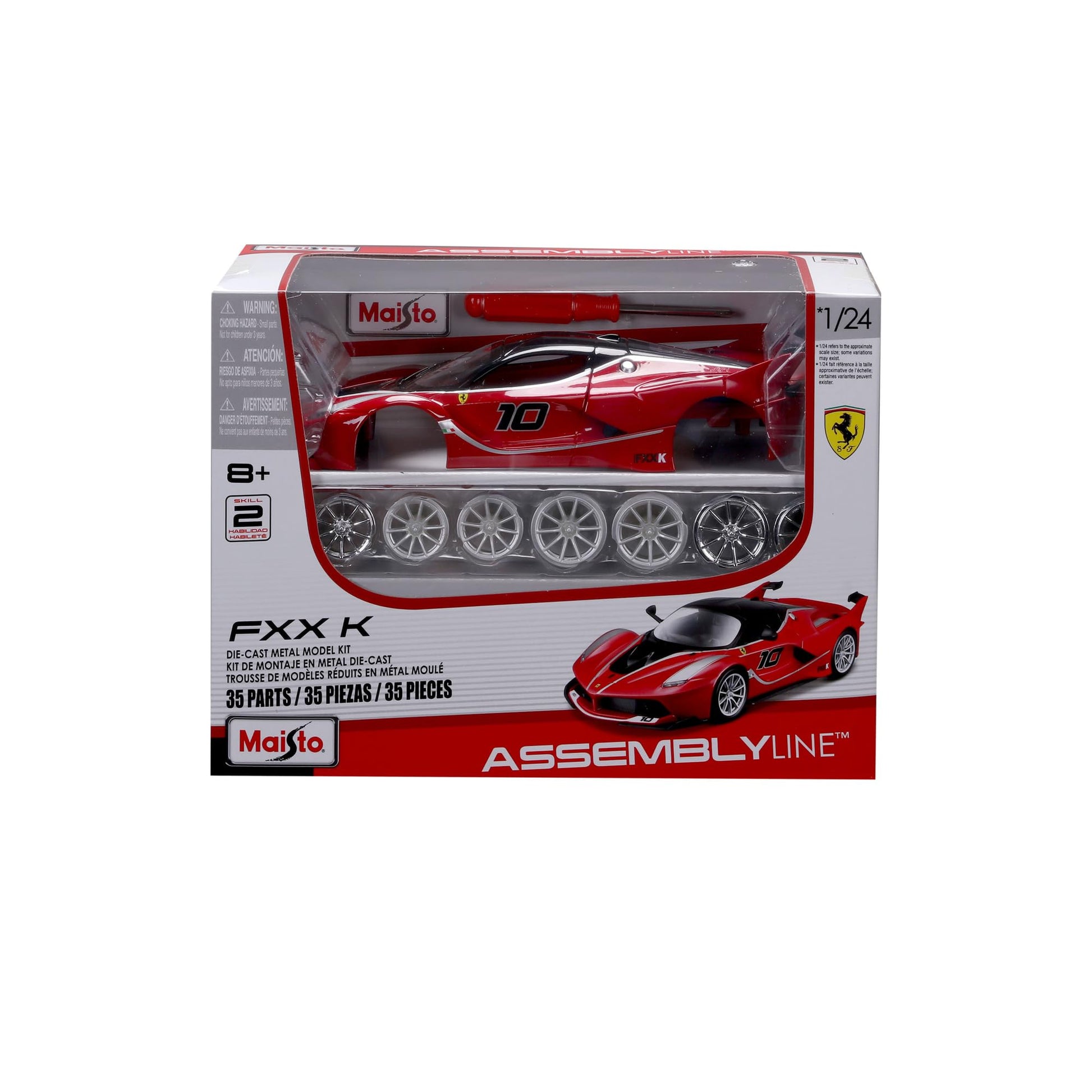 1: 24 Al Ferrari Fxx-K (Colors May Vary)