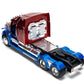 Jada Spider-Man Western Star 5700 XE Big Rig - Die-Cast Vehicle - 1:24 Scale, Opening Doors, Chrome Finishes, Rubber Tires - Hollywood Rides Marvel