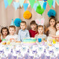 Letromp 2 Pcs Butterfly Birthday Tablecloth Watercolor Purple Butterfly Table Covers for Spring Butterfly Theme Girls Baby Shower 1st 2nd 3rd 4th Bday