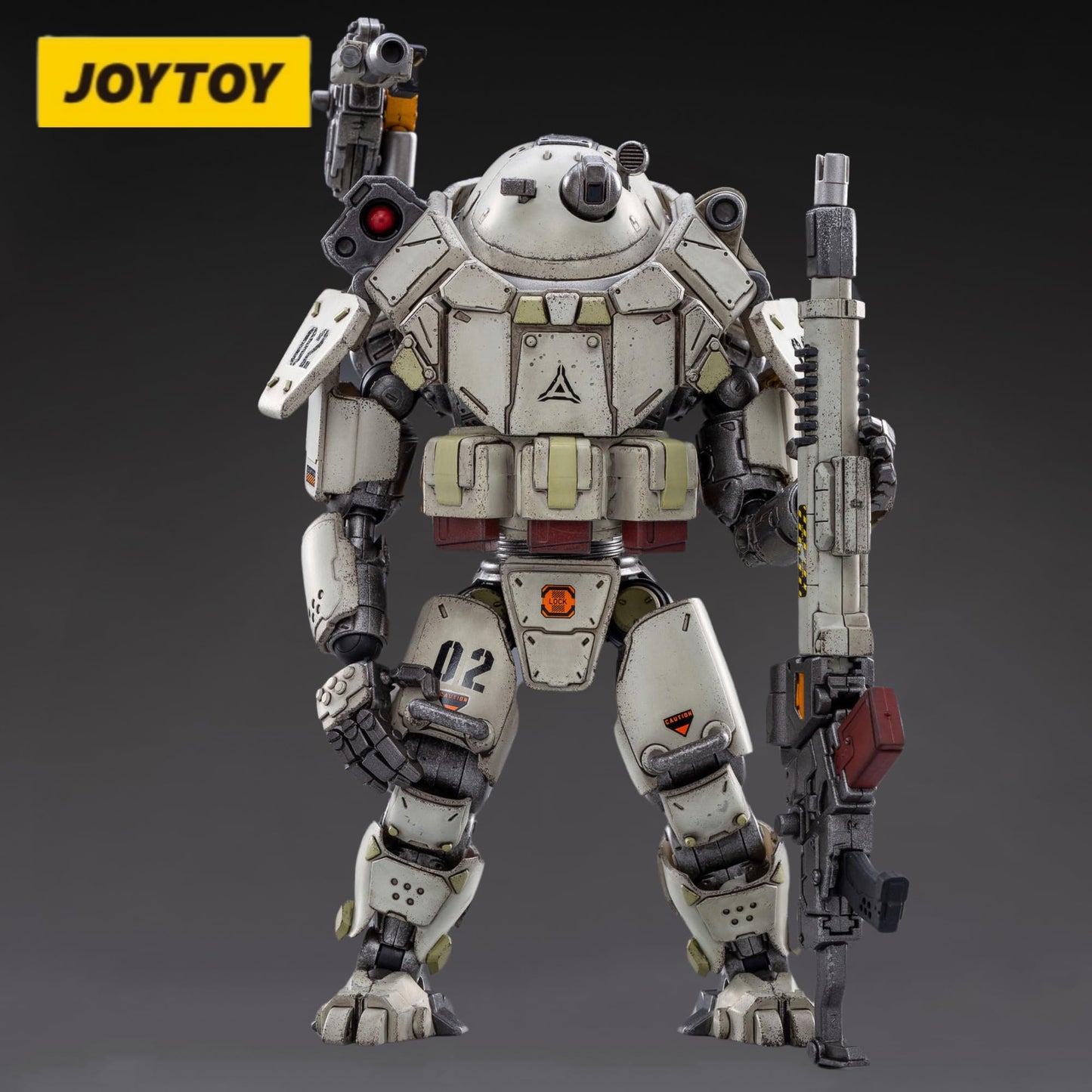 JoyToy 1/25 Action Figures White Steel Bone Mechina Armor and Soldier Anime Figure Collection Modern Military Model Dark Source Toys