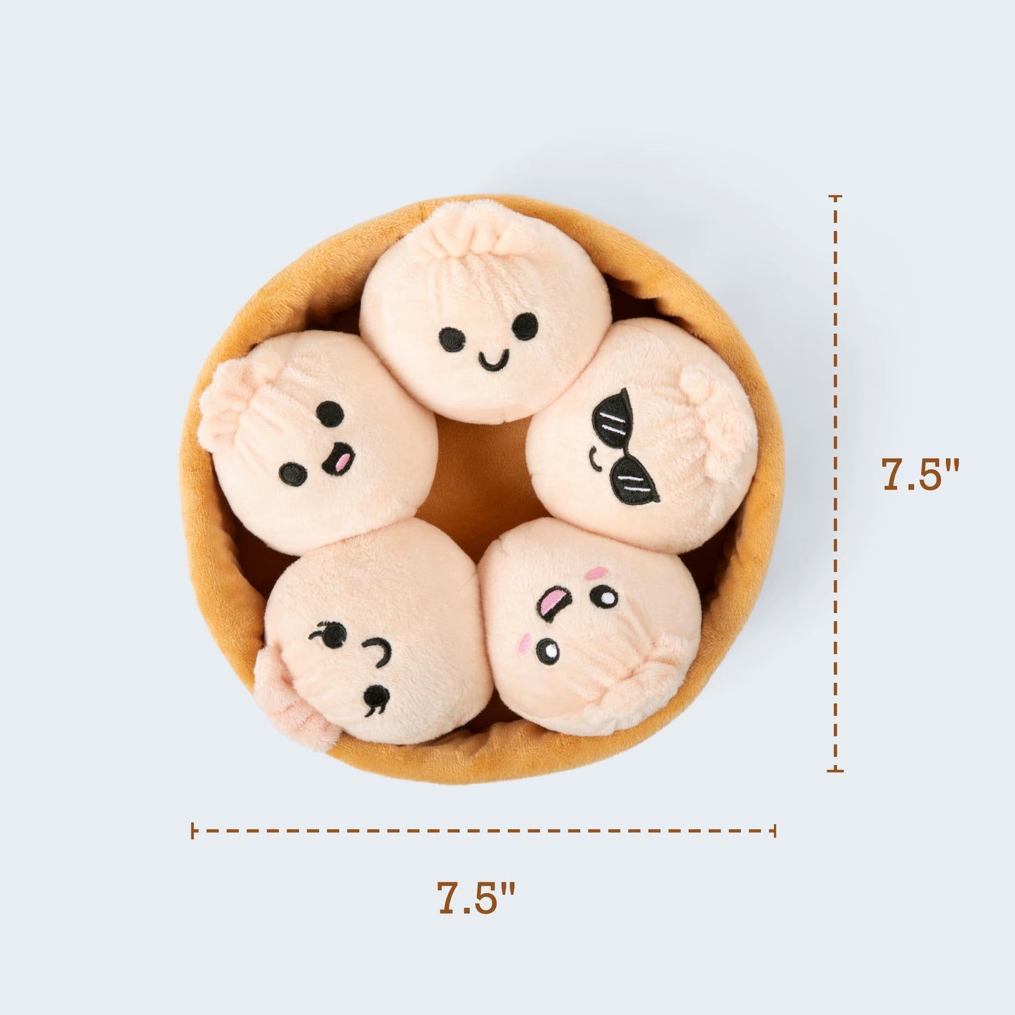 Emotional Support Dumplings by Relatable, Cuddly Stuffed Animals and Toys, Squishy Toys and Plushies, Great Gift Ideas for Loved Ones of All Ages