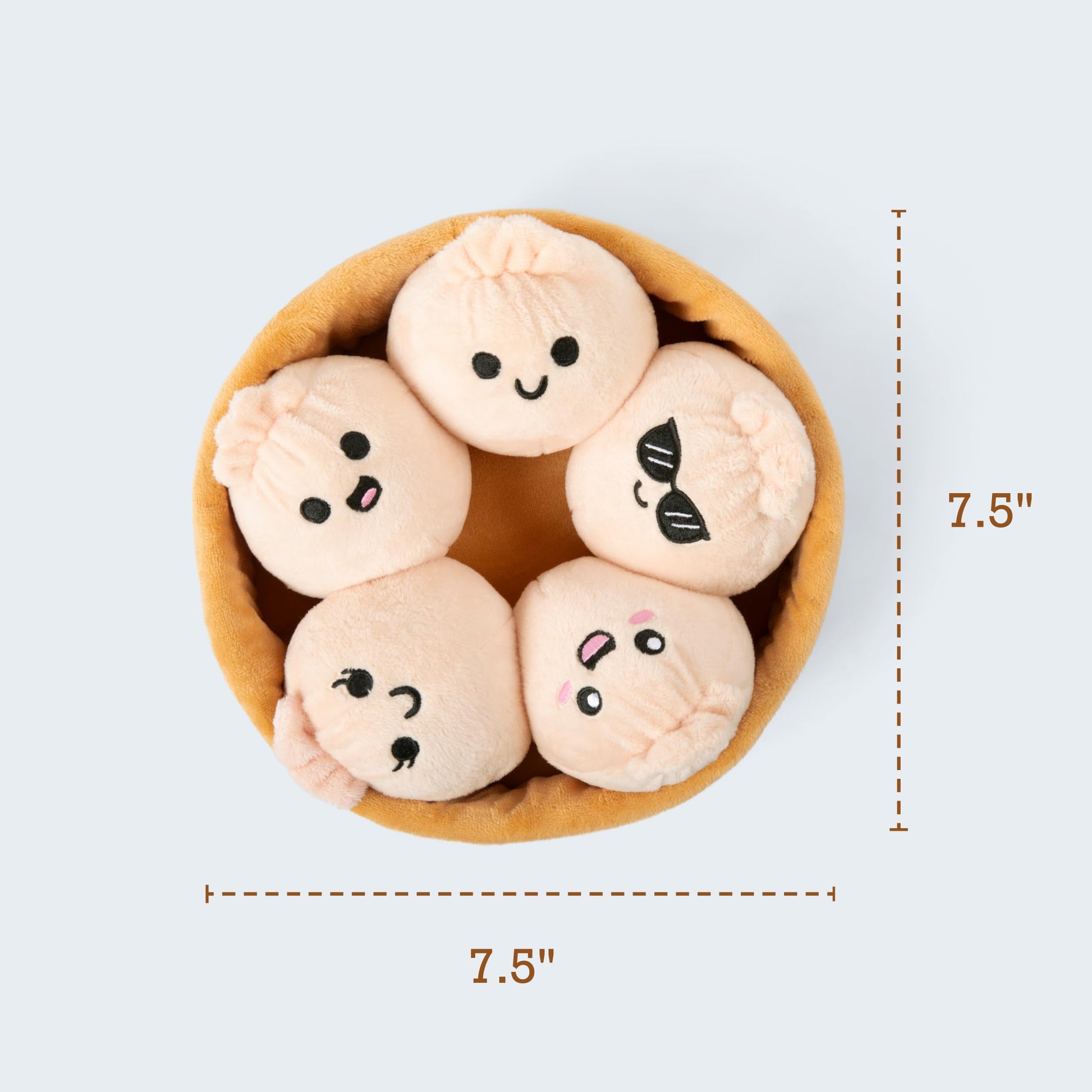 Emotional Support Dumplings by Relatable, Cuddly Stuffed Animals and Toys, Squishy Toys and Plushies, Great Gift Ideas for Loved Ones of All Ages