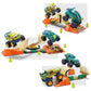 MEGA Hot Wheels Monster Trucks Building Toy, Smash & Crash Mega-Wrex Boneyard Stunt Course with 332 Pieces, 2 Figures and 2 Ramps, Kids Age 5+ Years