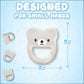 VBRS Baby Teether, Safe Chew Toy for Infants, Soothing Relief for Teething Pain, Cute Animal Shape, Easy Grip for Tiny Hands (Beige Cat)