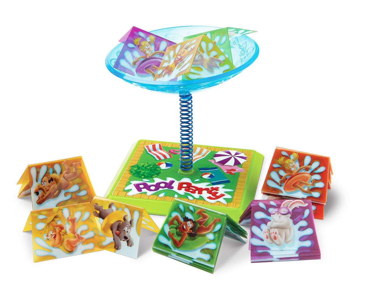blue orange Games Pool Party Family Action Game