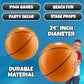 24-Inch Giant Inflatable Basketballs - Blow Up Party Decoration - 3 Pack