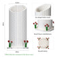 Vase Building Set, White Vase for Roses Flowers Bouquet 10328 10342, for Women Adult Flower Lovers, Christmas, Valentine's and Mother's Day
