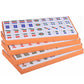 GUSTARIA Chinese Mahjong Set, Mahjong Game Set with 146 Numbered Large Tiles (1.5", Green), Mahjong Tiles Set with Brown Carrying Case
