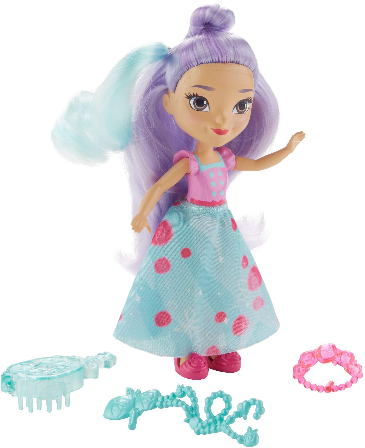 Fisher-Price Sunny Day Nickelodeon Sunny Day, Pop-in Style Ball Gown Blair, Multicolor, 6 inches