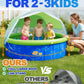 Olutula 2026 Updated Foldable Kiddie Pool with Canopy and 20 Ocean Balls: 47in for Baby Toddler Kids- Summer Water Play Pool with Sprinkler and Shade