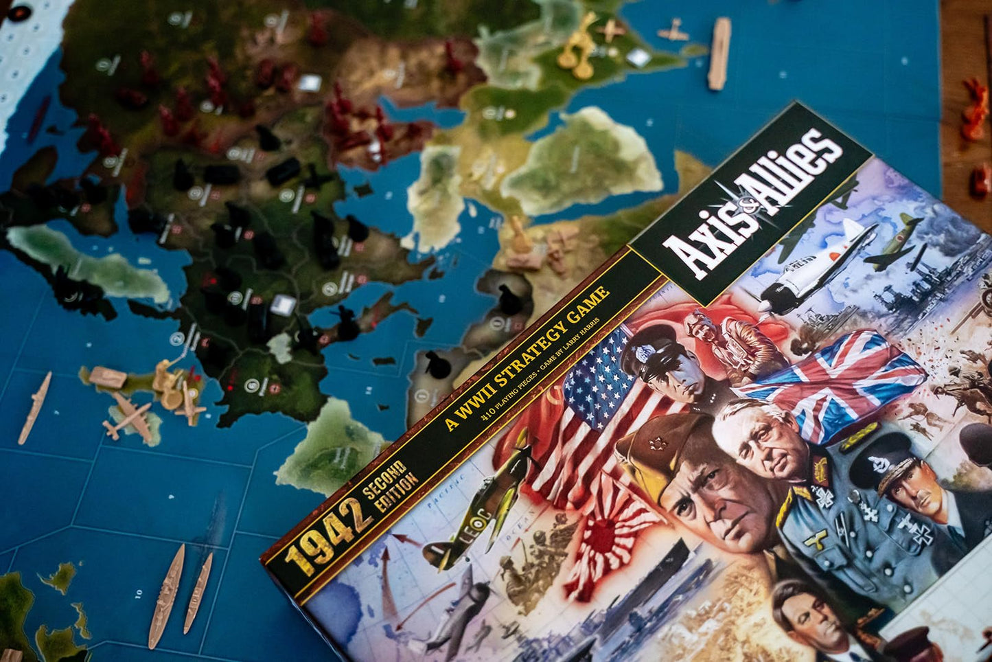Renegade Game Studios Axis & Allies 1942 Second Edition WWII Strategy Board Game, 2-5 Players, Ages 12+