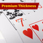 BozenTek 2PK Braille Playing Cards for The Visually Impaired - Best Gifts for Blind Adults, Braille Poker for Learn Braille, Perfect for Games