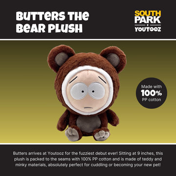 Youtooz Butters The Bear Plush, 9in Collectible Figure from South Park Collection