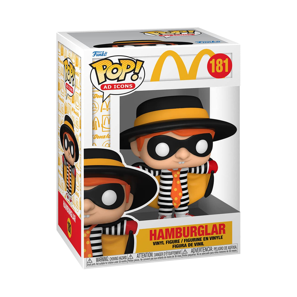 Funko POP! Ad Icons: McDonalds - Hamburglar - McDonald's - Collectable Vinyl Figure - Gift Idea - Official Merchandise - for Kids & Adults - Ad Icons