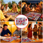 weigeyco Drinking Board Game for Adults, Couples Drinking Game, Outdoor Rubber Mat Party Game with 40 Truth or Dare Cards, Bachelorette & Girls Night
