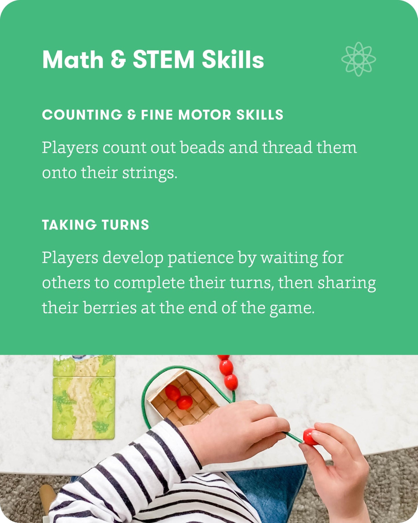 SimplyFun Share a Berry - Collect Berries While Having Fun and Counting - A Toddler Game for Kids Ages 3-5, 2 to 4 Players