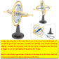 DjuiinoStar Heavy Duty Gyroscope (CNC Machined Solid Steel Rotor): Stable&Robust (Pass 2nd Floor Drop Test); Long Spin Time (More Tricks); Premium