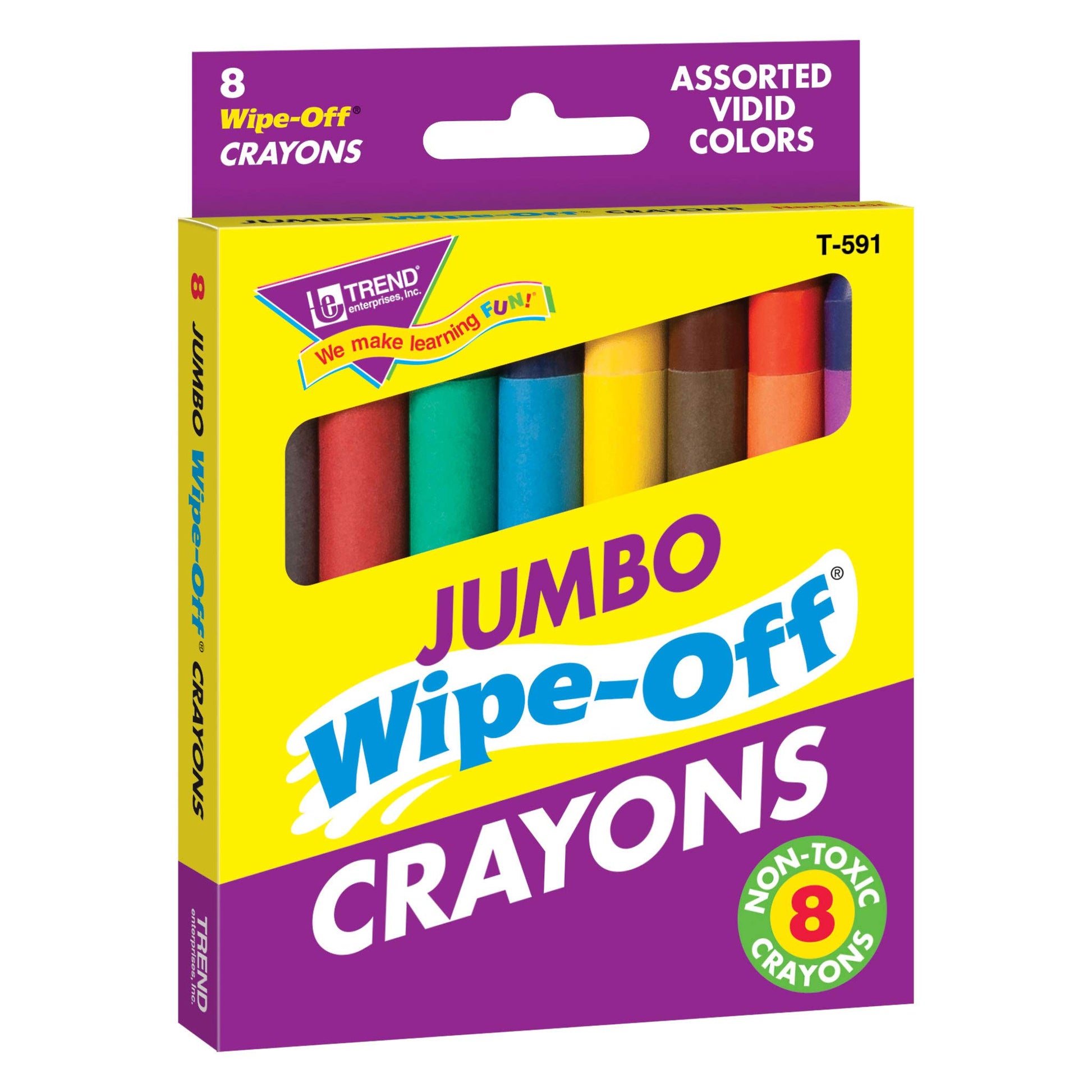 Trend Enterprises Printing Reusable Book & Crayons