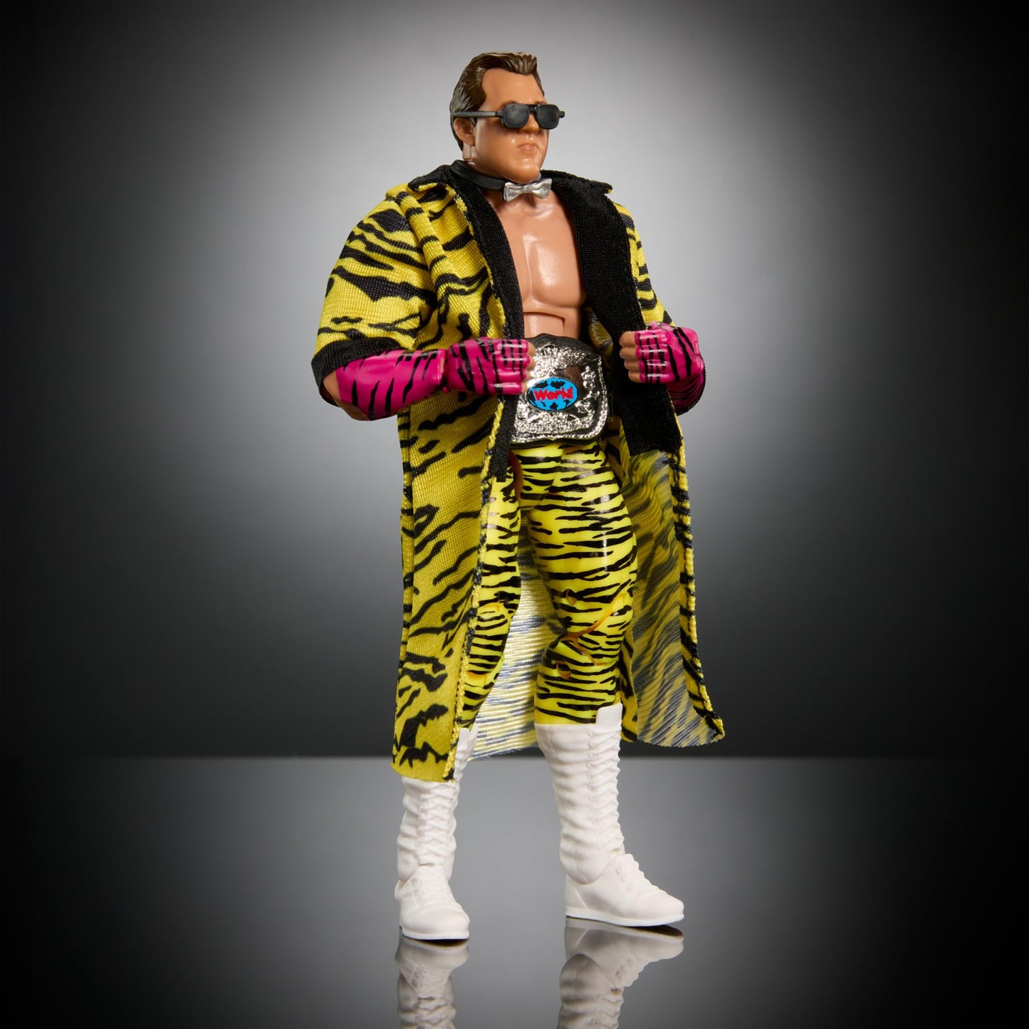 Mattel WWE Elite Action Figure & Accessories, 6-inch Collectible Brutus Beefcake with 25 Articulation Points, Life-Like Look & Swappable Hands