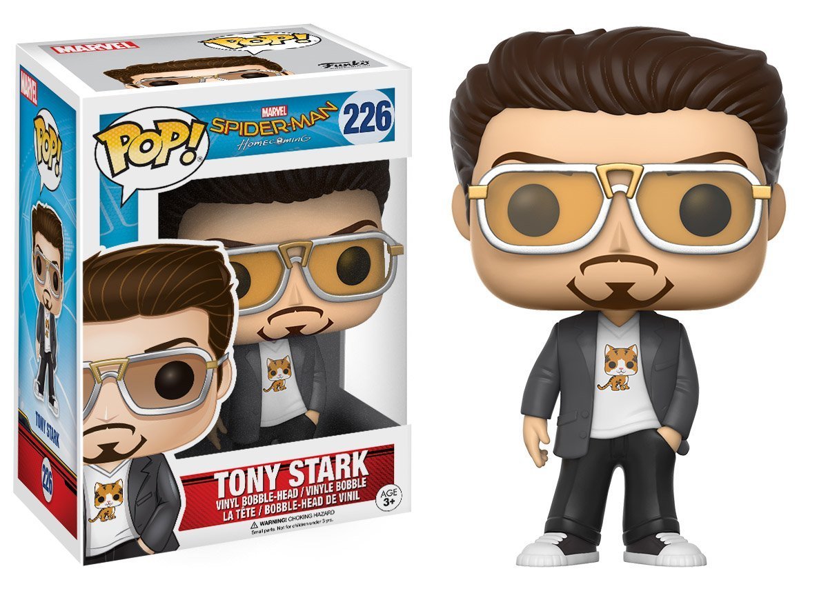 Funko POP Marvel Spider-Man Homecoming Tony Stark Action Figure