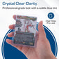 BCW 3x4 Standard Topload Card Holders | 100 Pack | Top Loaders for Cards | Rigid Card Protector | Fits Standard Size Cards Up to 35pt
