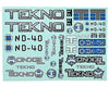 Tekno RC Decal Sticker Sheet NB48 TKR5385