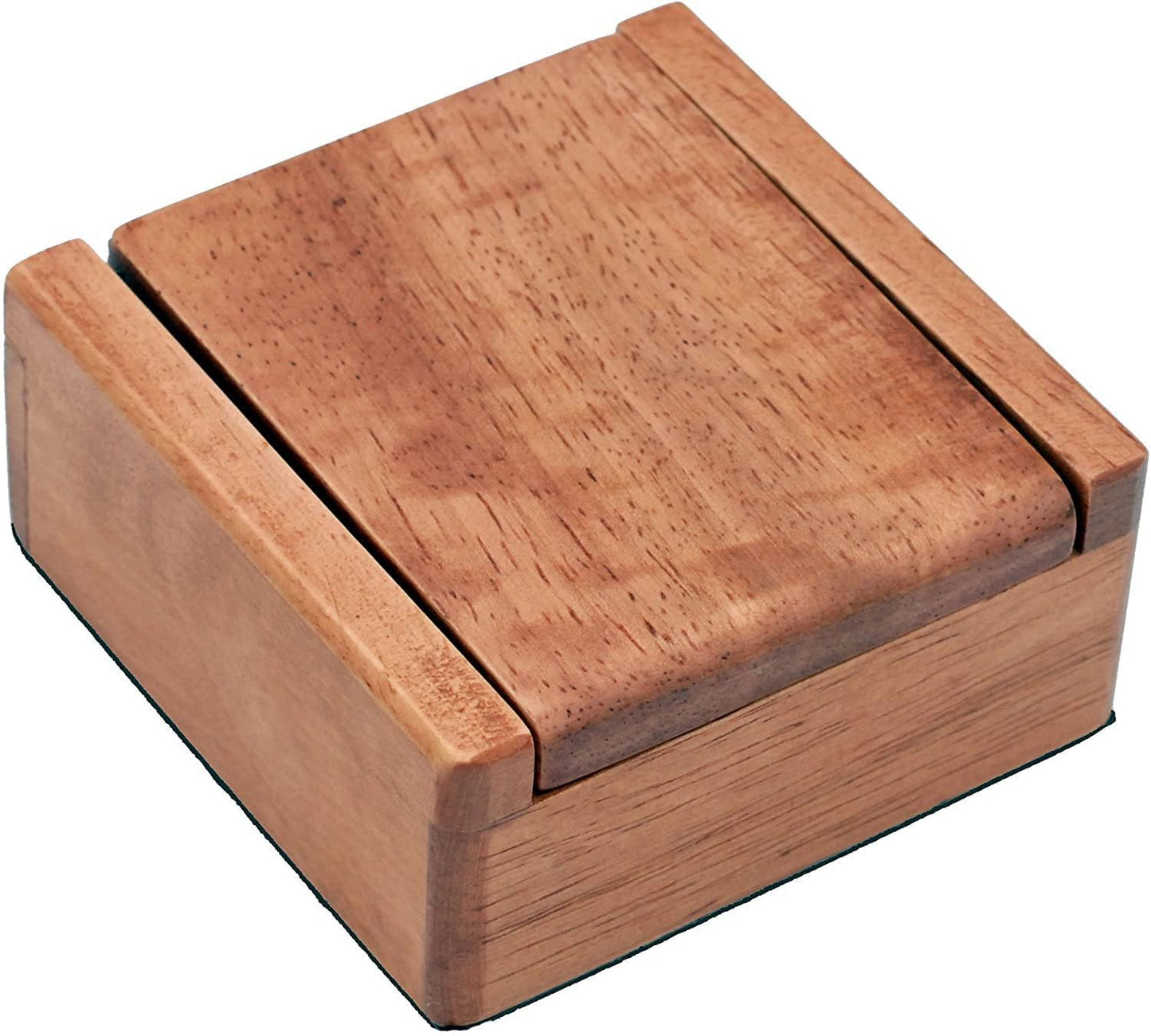 WE Games Wooden Dice Box with 8 Rounded Wooden Dice - Instructions for 10 Dice Games