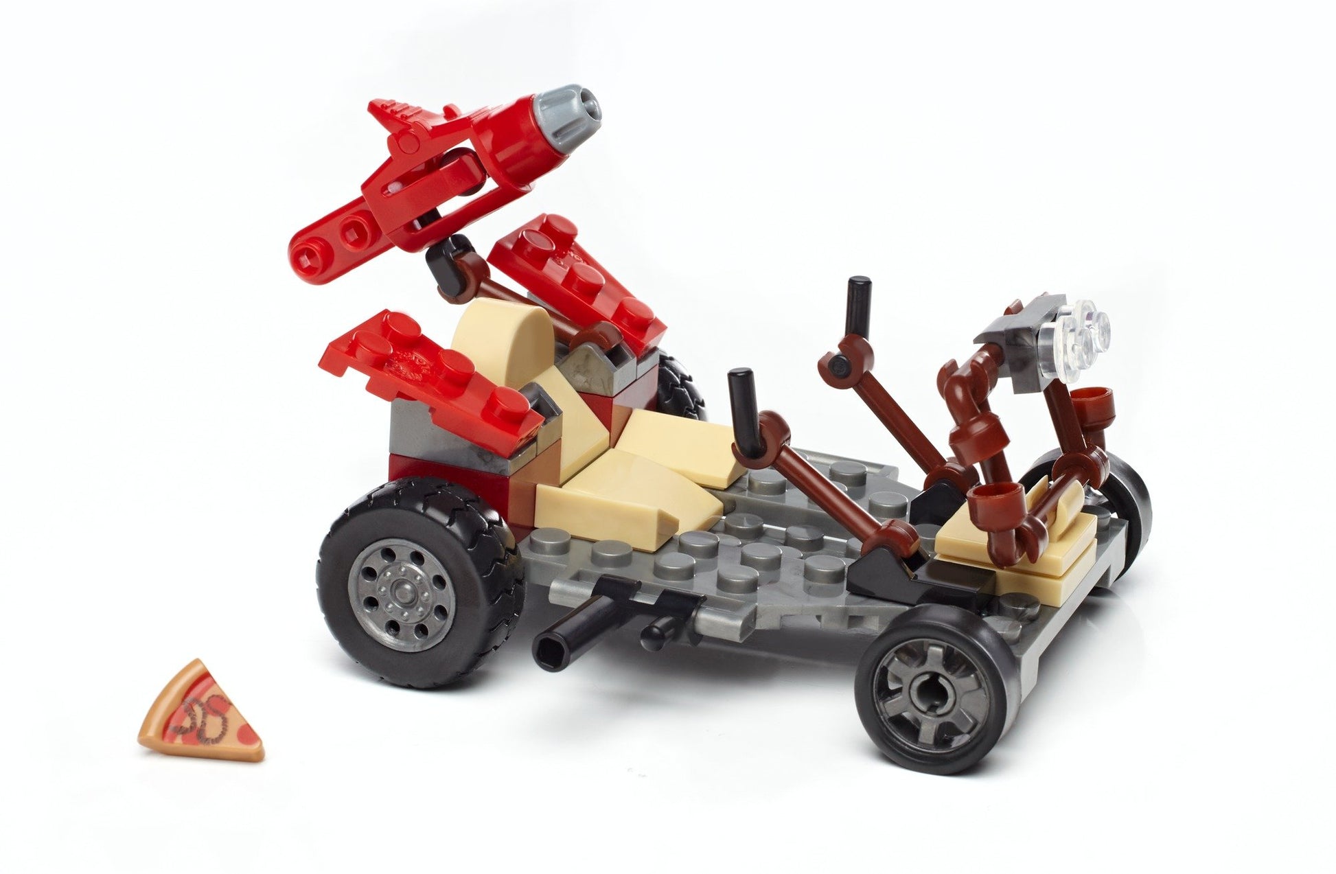 Mega Bloks Teenage Mutant Ninja Turtles Ninja Racers, Raphael Pizza Speedster