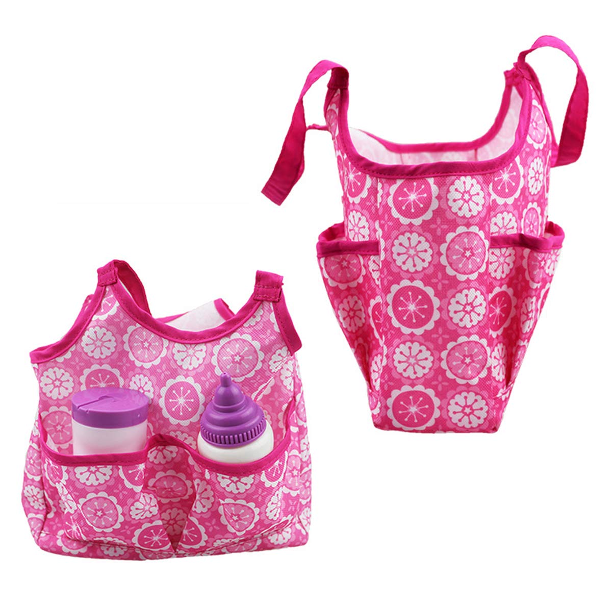 DC-BEAUTIFUL 3 Pack Doll Accessories Set with Handbag and Front/Back Carrier Backpack and Sleeping Bag, Fits 14 to 18?Dolls