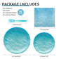 96PCS Sea wave water ripple Party Supplies Tableware Kit for 24 Guests