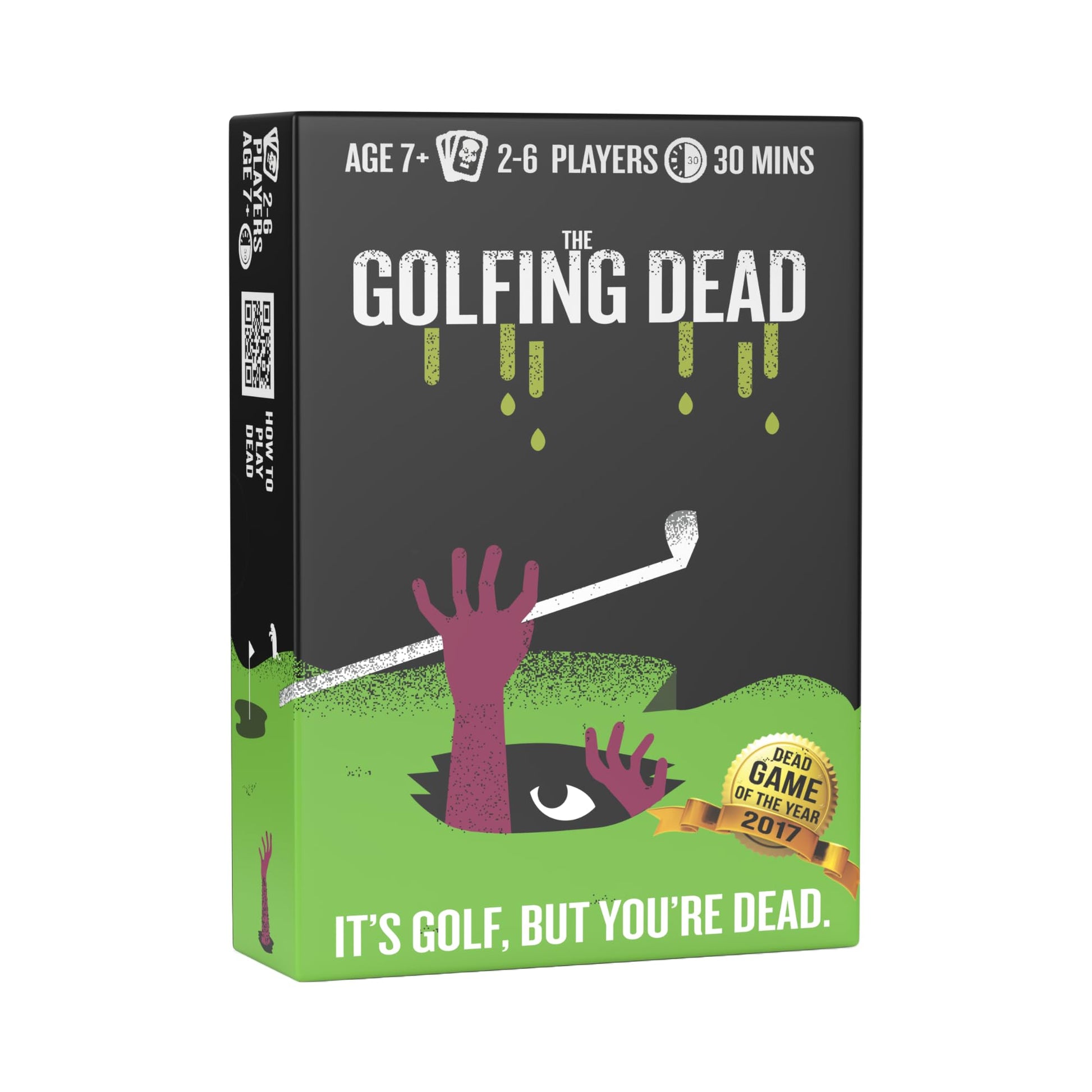 The Golfing Dead - Best New Zombie Card Game Top Family Games for 2 to 6 Players - Great for Adults, Couples, Teens, and Kids Ages 7 Years and Up