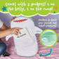 MEMORY MATES Jake the Shark Memory Foam Pillow Plush with Kid's Diary that Stores in Belly Pocket, 15” Stuffed Animal, 6" Journal