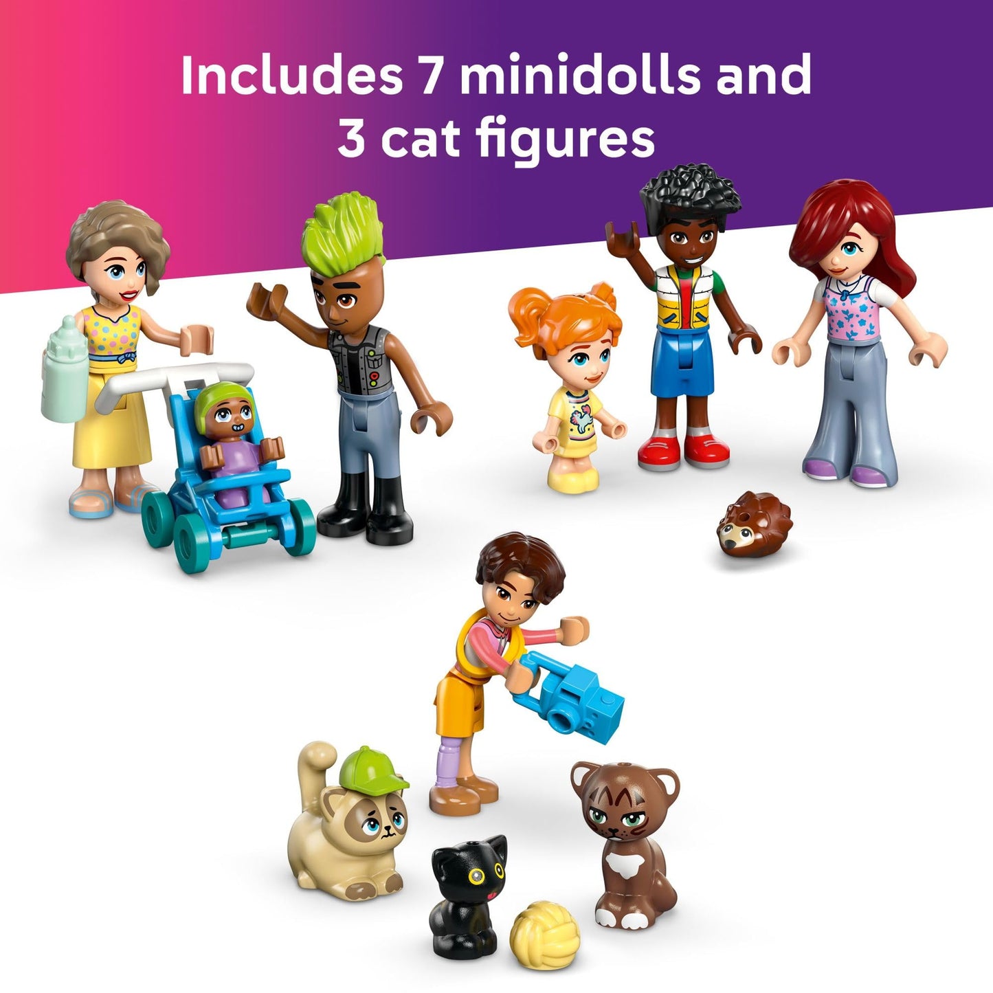 LEGO Friends Heartlake City Apartments and Stores Dollhouse - Toy Building Set for Kids, Girls and Boys, Ages 12+ - Gift Ideas for Birthday - with 7