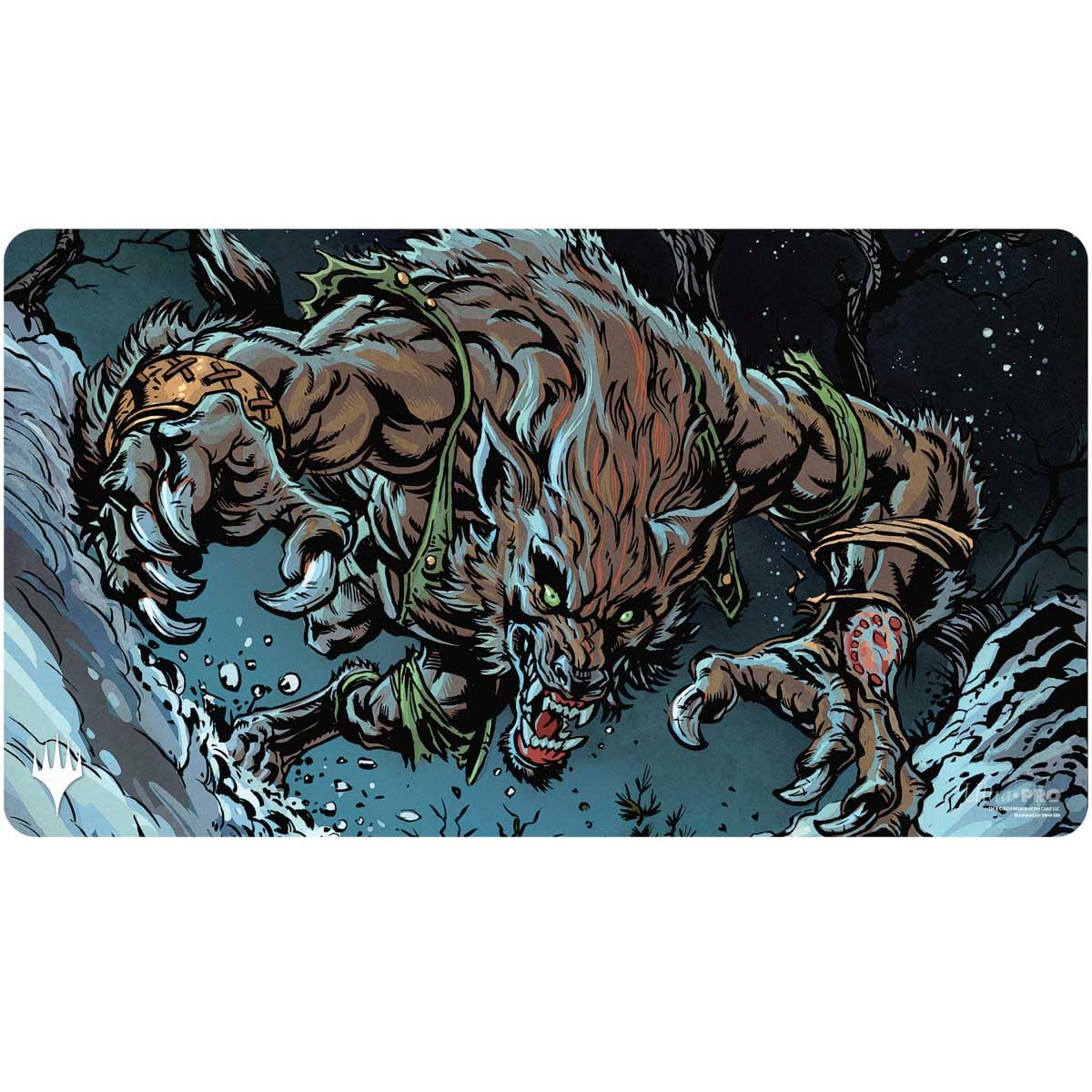 Ultra PRO - Innistrad Remastered Huntmaster of the Fells/Ravager of the Fells Double-Sided Playmat for Magic: The Gathering, Gaming Accessories, MTG