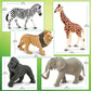 Safari Ltd. African Animals Toy Set - Realistc Figurines of Lion, Zebra, African Elephant, Giraffe, and Gorilla - Play Set for Boys, Girls & Kids 3+