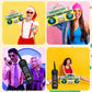 5 Pieces Inflatable Radio Boombox Inflatable Mobile Phone,Retro Mobile Phone for 80's 90's Party Decorations,Hip Hop Costume,Birthday Theme Party