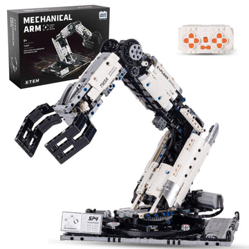 UNCLE BRICK Mechanical Technical Arm Building Blocks Set,Toy Set with Remote Control and 8-Way Control,STEM Educational Toys,Set for Boys and Girls