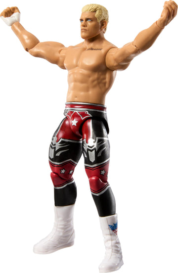 Mattel WWE Action Figure, Series #143 "The American Nightmare Cody Rhodes 6-inch Collectible with 10 Articulation Points & Life-Like Look