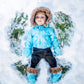 The Queen's Treasures 18 Inch Doll Clothes, Complete Ski Wear Outfit, 6 Piece Zippered Blue Jacket, Pants, Gloves, and Boots Too, Compatible for Use